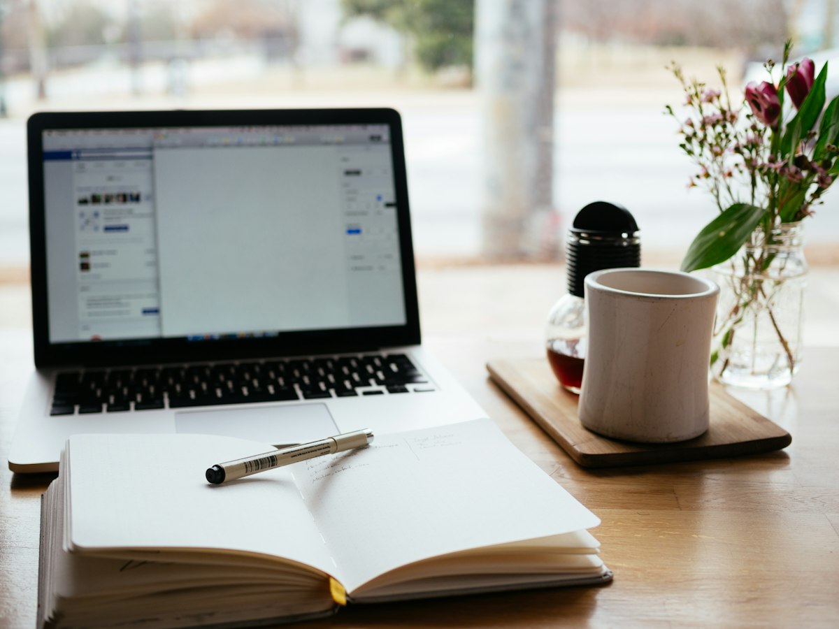 Adaptive learning student with laptop